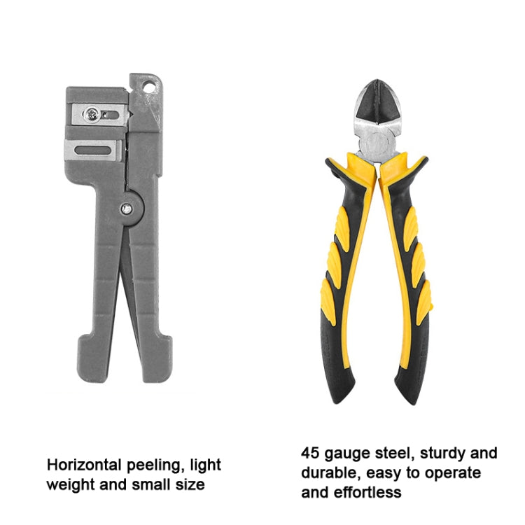 YH-G10 10-in-1 Fiber Optic Tool Kit TK-S6 Cable Knife and Stripping Kit - Lan Cable and Tools by PMC Jewellery | Online Shopping South Africa | PMC Jewellery | Buy Now Pay Later Mobicred