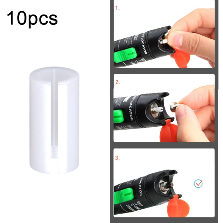 10pcs 5mm Ceramic Core Replacement Parts For Fiber Optic Visual Fault Locator - Adapter by PMC Jewellery | Online Shopping South Africa | PMC Jewellery | Buy Now Pay Later Mobicred