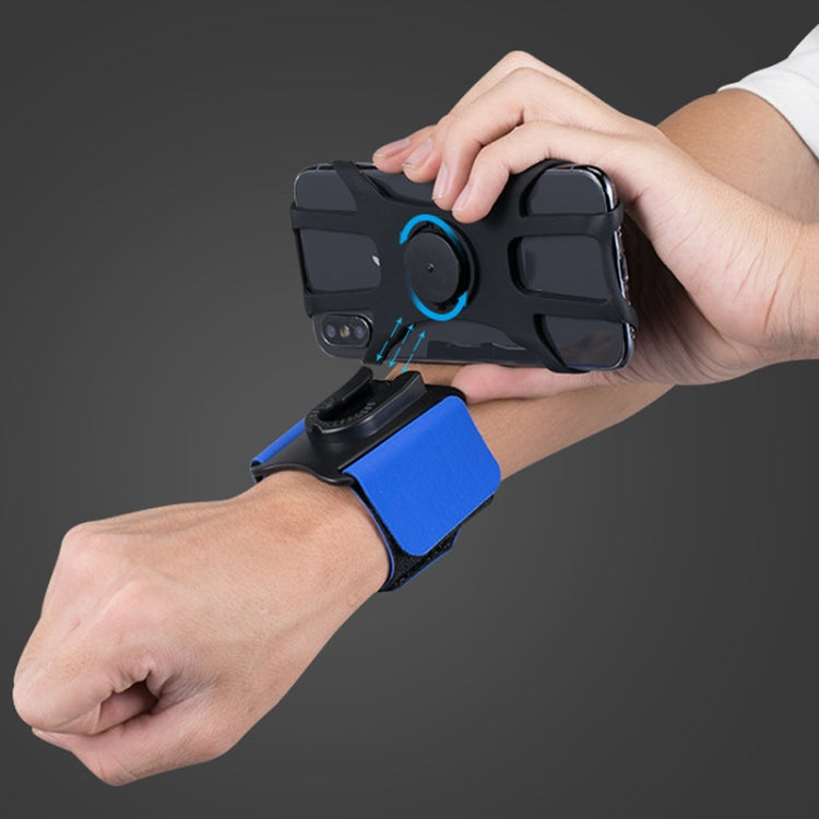 2 In 1 Four Paws Removable Swivel Arm Wrist Strap For 4.5-6.5 Inch Phones(Blue) - Other by PMC Jewellery | Online Shopping South Africa | PMC Jewellery | Buy Now Pay Later Mobicred