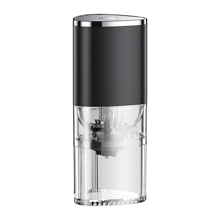 Coffee Electric Grinder Magnetic Snap-on Stainless Steel Blades Kitchen Gadgets(Black)