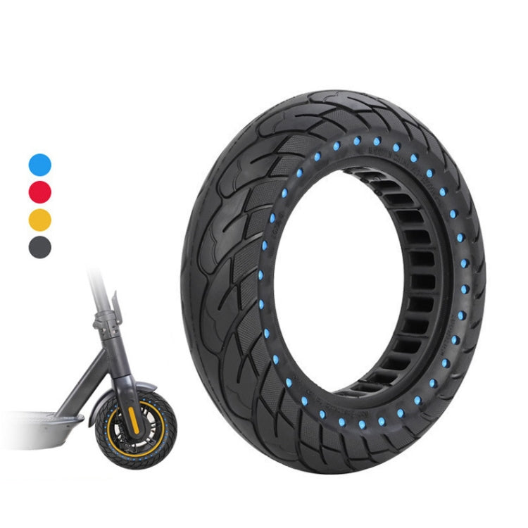 For Ninebot MAX G30 Electric Scooter 10x2.5 Inflatable Honeycomb Solid Run-flat Tire(44mm Slot Yellow)