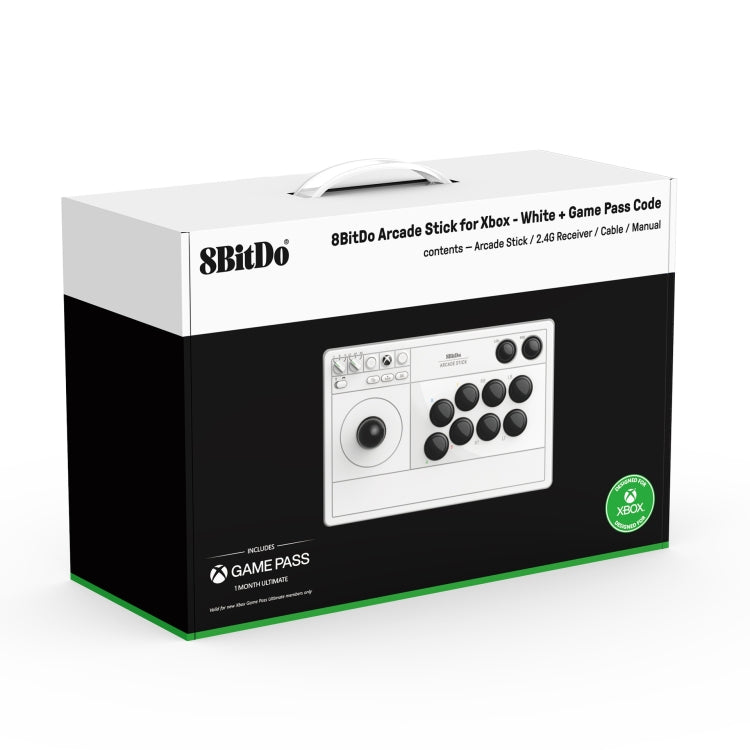 8Bitdo Wireless 2.4G Arcade Stick For Xbox Series X / S / Xbox One / Windows 10(Black) - Gamepad by 8BitDo | Online Shopping South Africa | PMC Jewellery | Buy Now Pay Later Mobicred