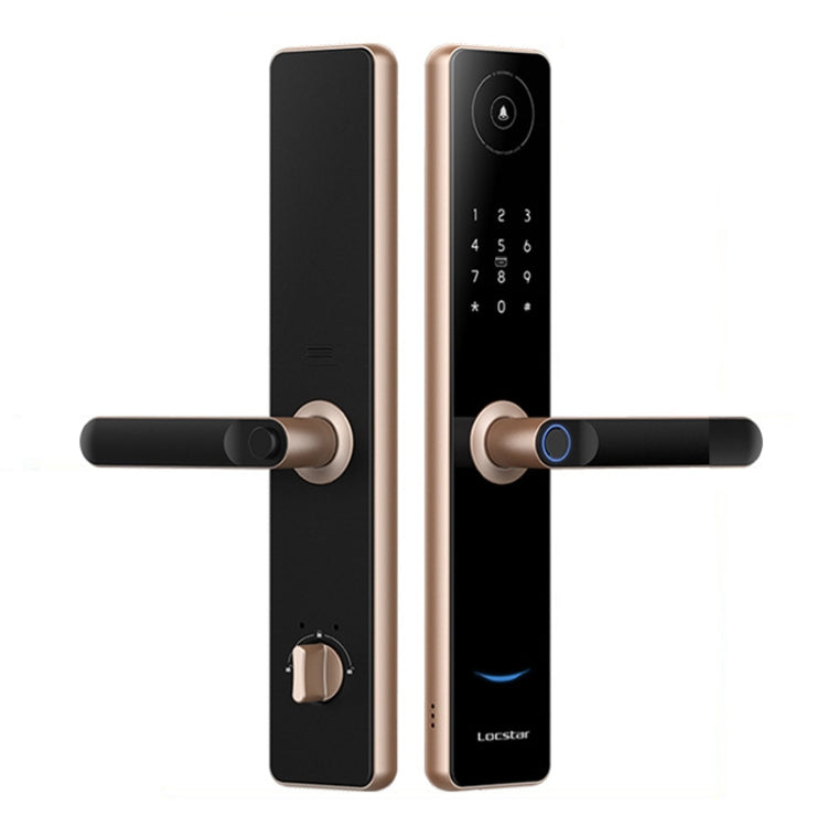 A60 Smart Fingerprint Password Door Lock With Doorbell, Spec: Basic Version Gold - Door Lock by PMC Jewellery | Online Shopping South Africa | PMC Jewellery | Buy Now Pay Later Mobicred