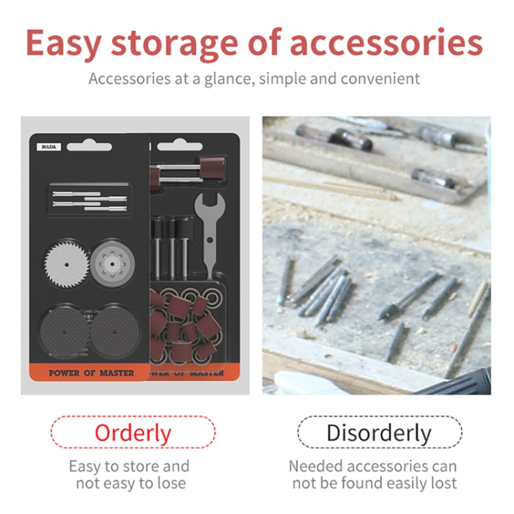 HILDA 18pcs /Set Stoneworking Angle Mill Accessories Grinding Accessories Set - free shipping - PMC Jewellery - Order now!