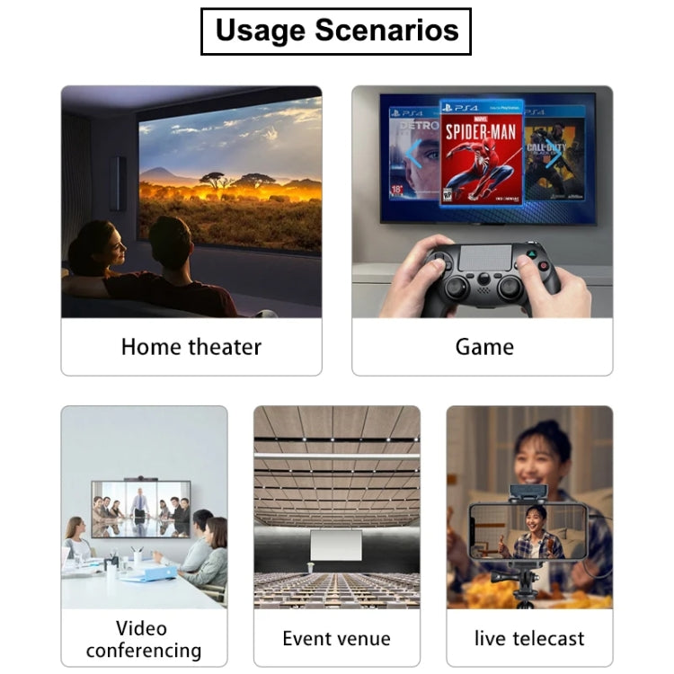 PWAY DT248W-H 30m Wireless HD Screen Projector Office Conference Screen Sharing Device(HDMI Interface) - free shipping - PMC Jewellery - Order now!