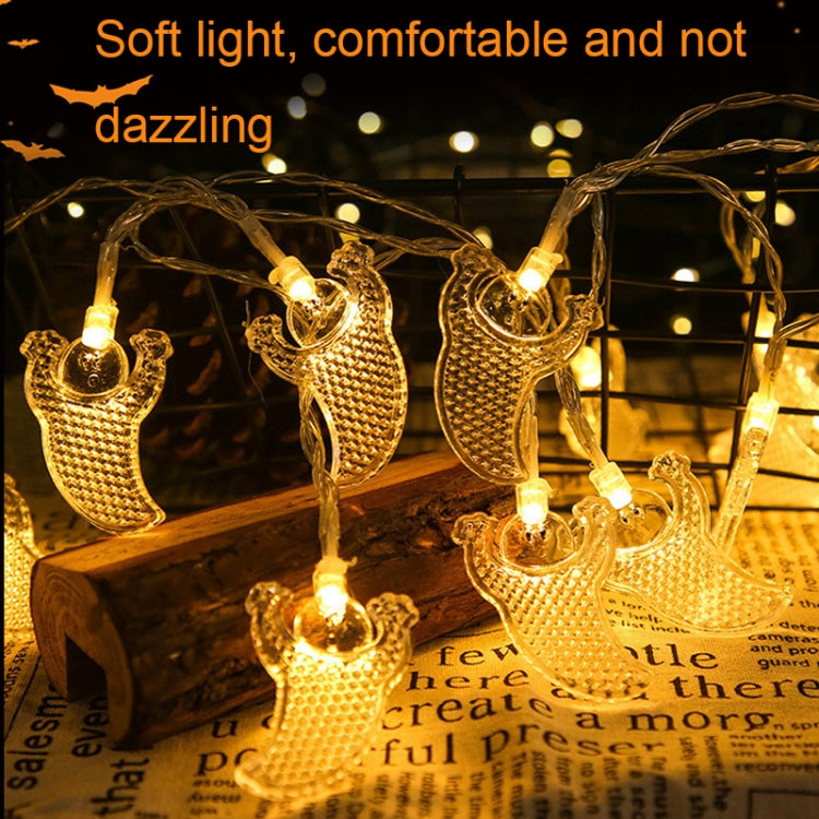 Colorful 3m 20LEDs Halloween LED Cartoon Atmosphere Decorative Light String(Purple Spider)