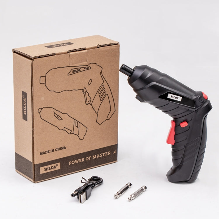 HILDA Multi-Function Li-Ion Screwdriver Mini Screwdriver Set(White) - Screws by HILDA | Online Shopping South Africa | PMc TechLife | Buy Now Pay Later Mobicred