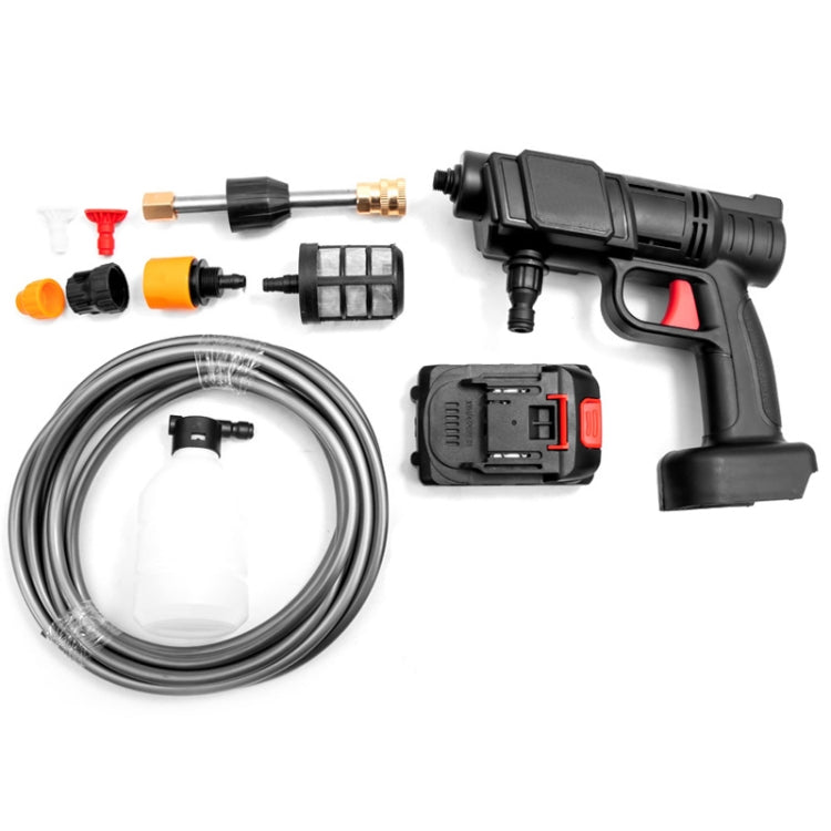 HILDA 21V High Pressure Water Torch Lithium Car Washer Plastic Package, Model: EU Plug + 1 Battery - free shipping - PMC Jewellery - Order now!