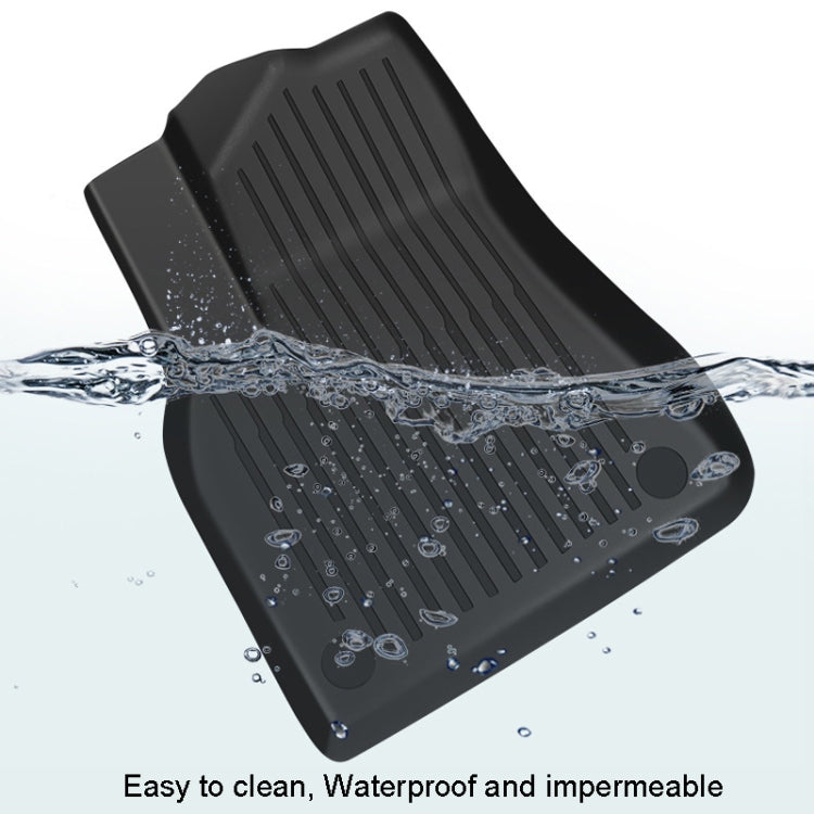 6pcs /Set For Tesla Model Y Double Layer TPE Injection Car Foot Mats Interior Accessories