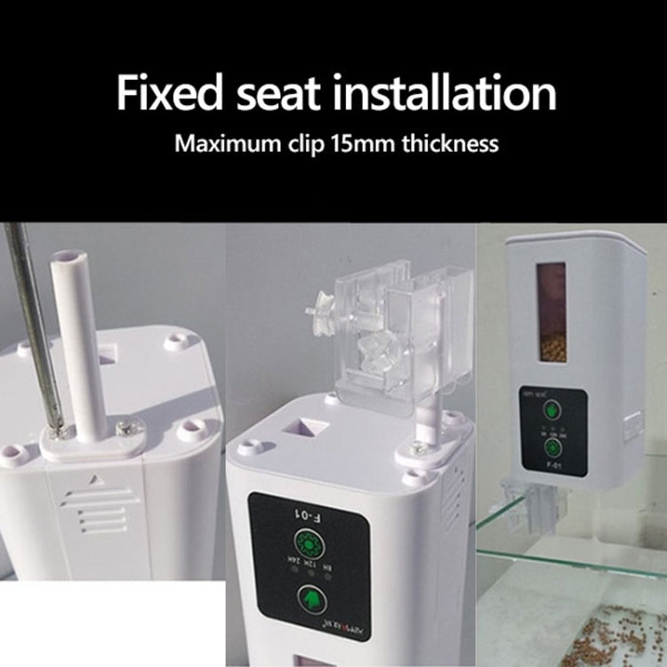 XINMA F-01 400ml Fish Tank Automatic Feeding Device Aquarium Intelligente Timing High-capacity Fish Feeder - Feeders by XINMA | Online Shopping South Africa | PMC Jewellery | Buy Now Pay Later Mobicred