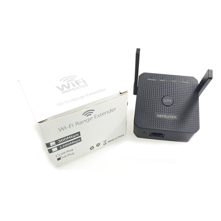 2.4G 300M Wifi Repeater Wifi Extender Wifi Amplifier With 1 LAN Port UK Plug - Broadband Amplifiers by PMC Jewellery | Online Shopping South Africa | PMC Jewellery | Buy Now Pay Later Mobicred