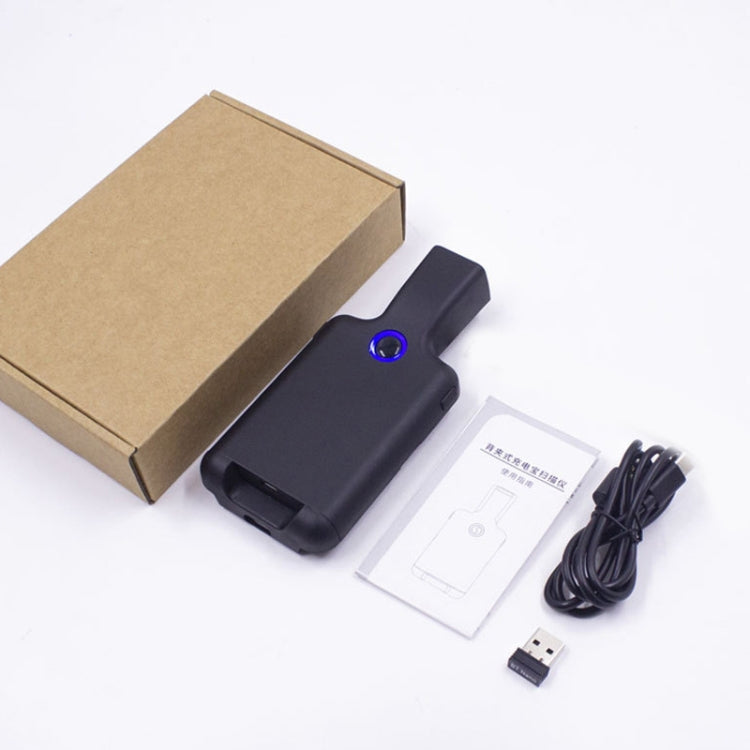 HC101D 2D Bluetooth Barcode Scanner Wireless Back Clip Phone Barcode Reader, Spec: Side - Barcode Scanner by PMC Jewellery | Online Shopping South Africa | PMC Jewellery