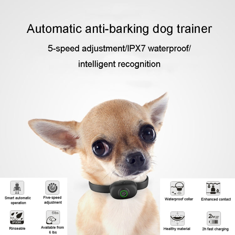 Auto Stop Barker Pet Shock Collar Dog Trainer(Orange)