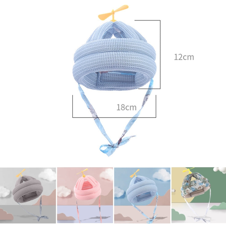 Bamboo Dragonfly Baby Toddler Anti-fall Pillow Protection Pad, Color: Gray