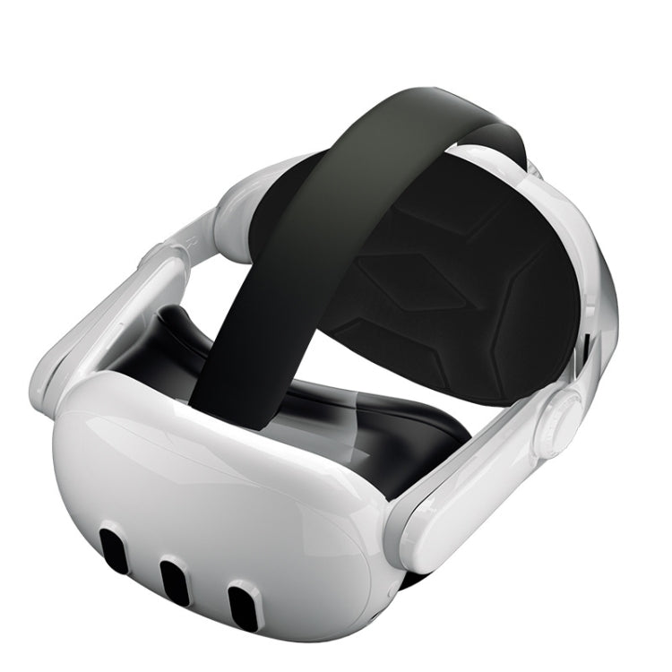 For Meta Quest 3 VR iplay Head Strap Reduce Pressure Adjustable Headband(White)