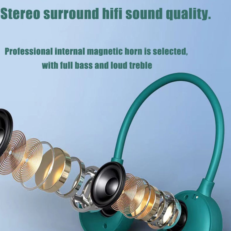 ROCKMIA EBS-906 Neckband Bluetooth Speaker Waterproof Music Player Built-in Microphone(Grey) - free shipping - PMC Jewellery - Order now!