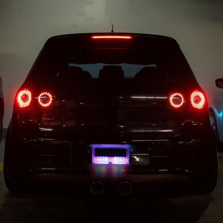 Car Solar Warning Light Anti-rear Collision LED Tail Light(Bracket)