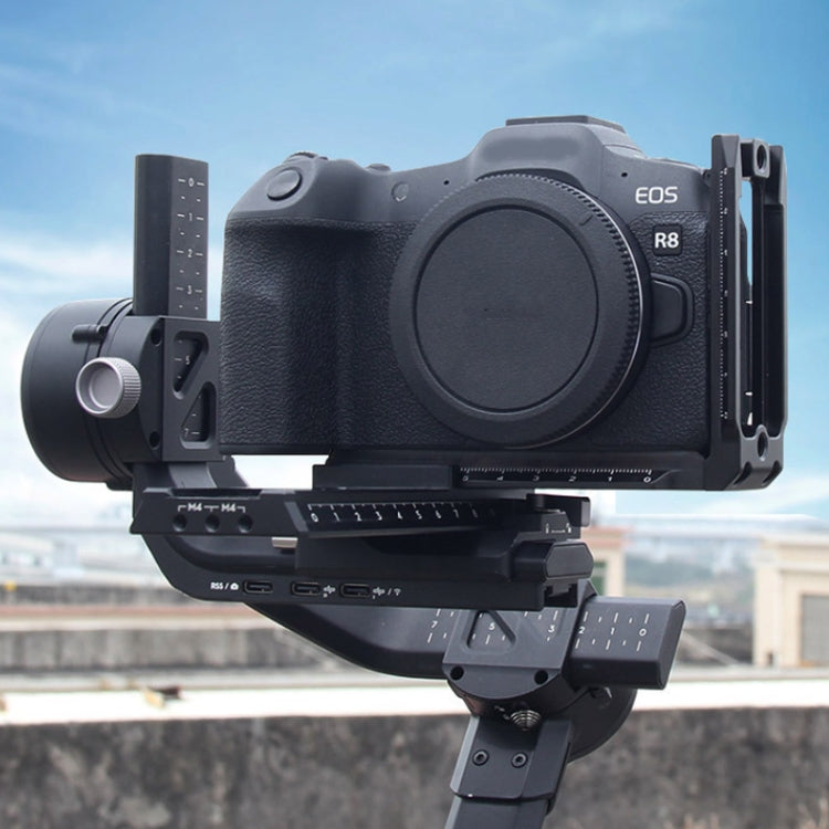 Universal Camera L Shape Bracket Quick Release Plate for Camera RSC2 / RS3 Stabilizers, Spec: L-450 Red - L-Bracket by PMC TechLife | Online Shopping South Africa | PMC TechLife | Buy Now Pay Later Mobicred