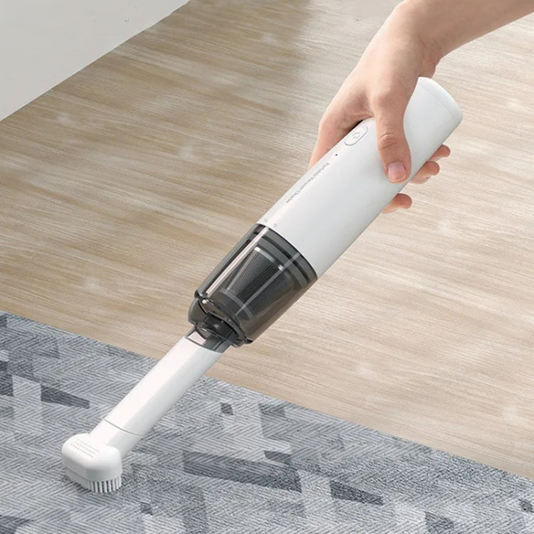 Mini Portable Detachable Wireless Handheld Powerful Car Vacuum Cleaner, Style: Metal Filter (Black)