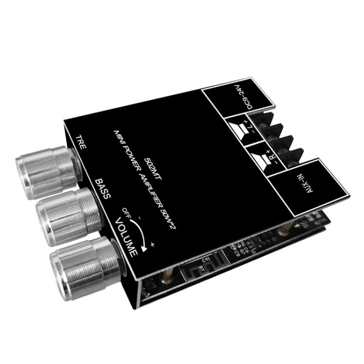 ZK-502MT 50W x 2 2.0 Stereo Bluetooth Audio Digital HIFI Power Pipe Module - Breadboard / Amplifier Board by PMC Jewellery | Online Shopping South Africa | PMC Jewellery