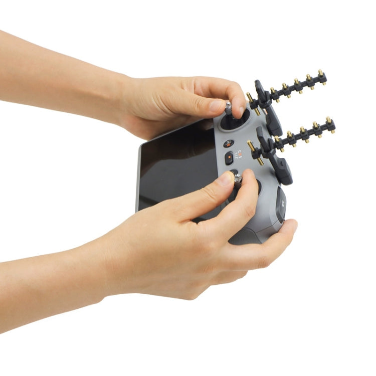 For DJI Air 3/Mini 4 Pro Drone RC 2 Remote Controller Yagi Antenna Signal Booster(Black) - by PMC TechLife | Online Shopping South Africa | PMC TechLife | Buy Now Pay Later Mobicred