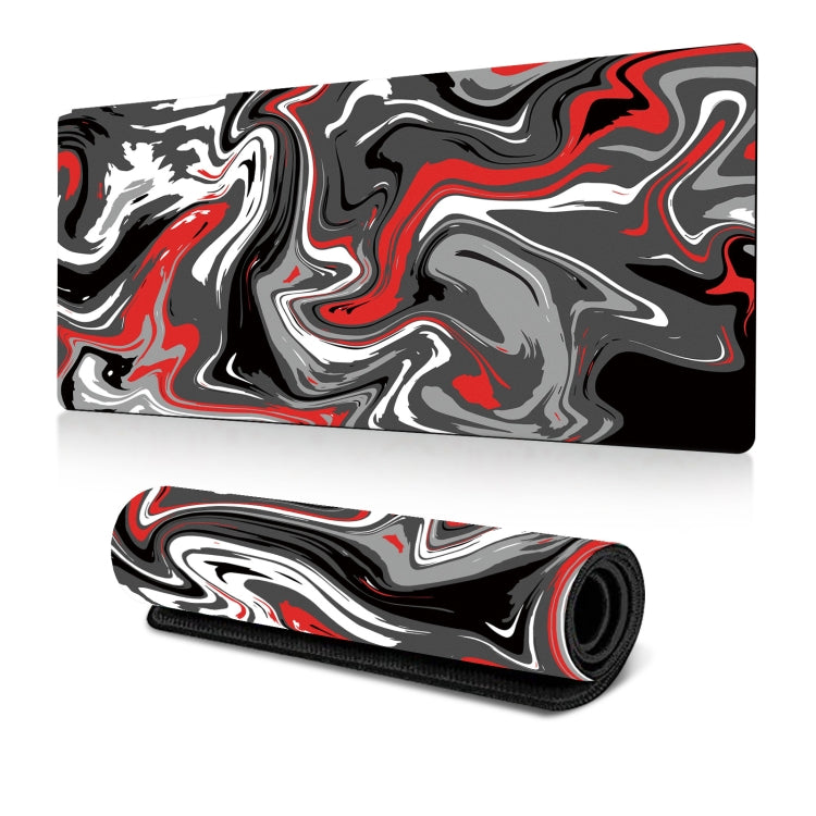 Large Abstract Mouse Pad Gamer Office Computer Desk Mat, Size: 300 x 600 x 2mm(Abstract Fluid 1)