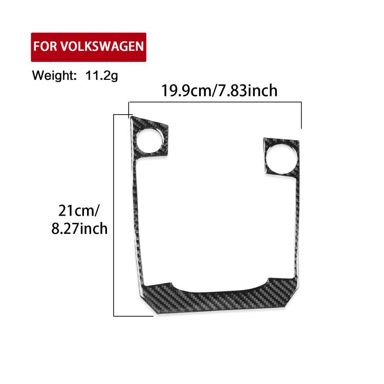 For Volkswagen Sagitar 2019-2023 B Model Left-Hand Drive Gear Panel Sticker(Red)