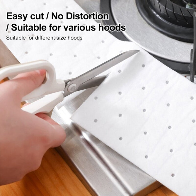 10pcs /Pack Disposable Oil Groove Suction Paper for Cooker Hoods, Spec: 7x90cm Thickened