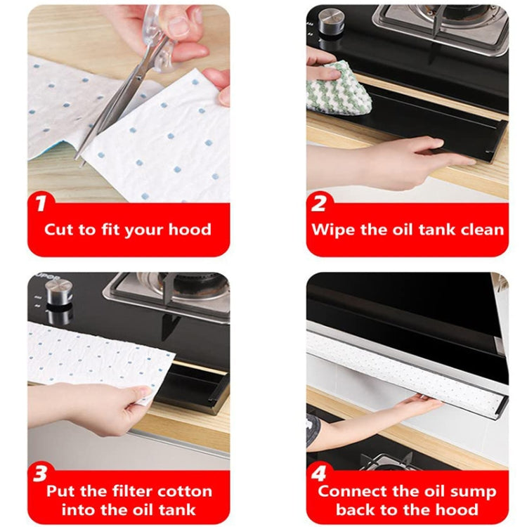 10pcs /Pack Disposable Oil Groove Suction Paper for Cooker Hoods, Spec: 10x90cm Regular - free shipping - PMC TechLife - Order now!