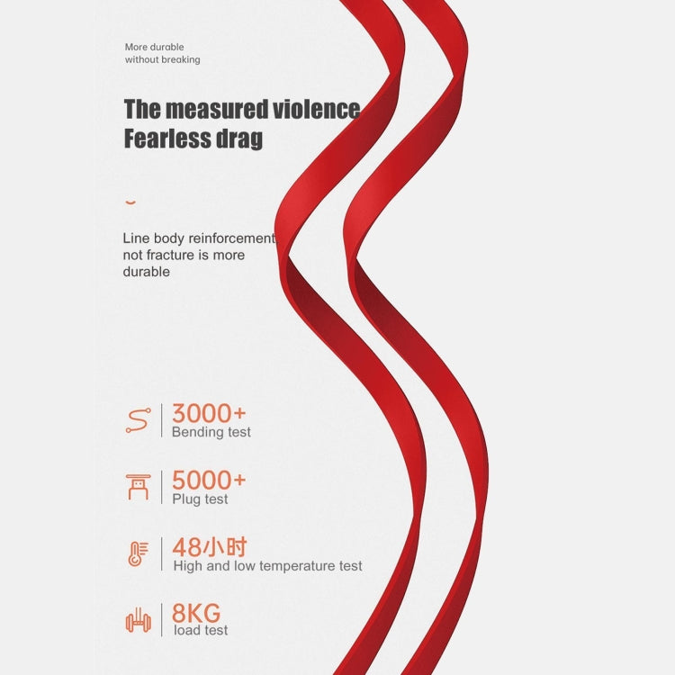 5-In-1 Telescopic Multifunctional Charging Cable Phone Bracket Function With Makeup Mirror(Red) - Multifunction Cable by PMC Jewellery | Online Shopping South Africa | PMC Jewellery | Buy Now Pay Later Mobicred