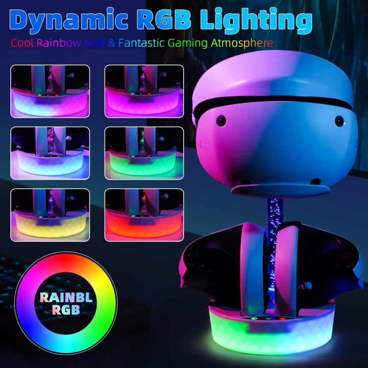For PS VR2 iplay Colorful Charging Storage Rack Handle Magnetic Charging Base HBP-505