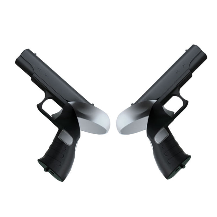 For Meta Quest 2 VR iplay Controller Shooting Game Grip(Black)