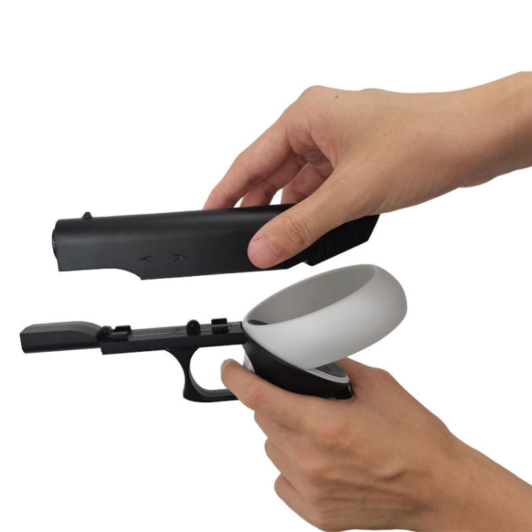 For Meta Quest 2 VR iplay Controller Shooting Game Grip(Black)