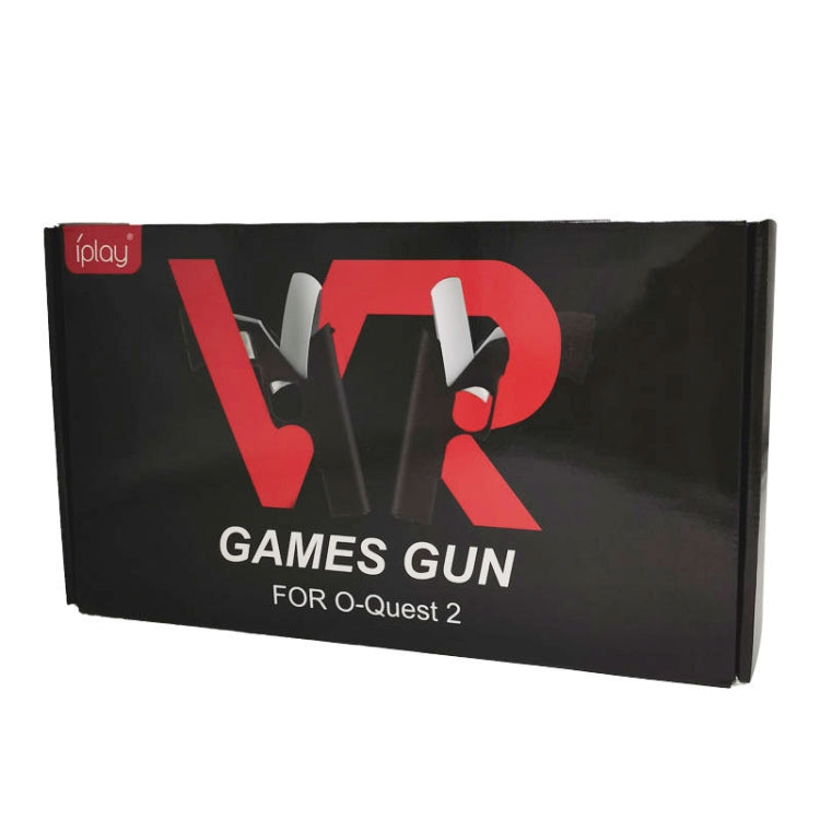 For Meta Quest 2 VR iplay Controller Shooting Game Grip(Black)