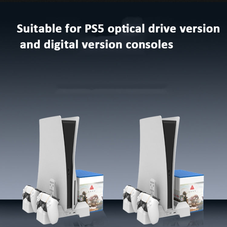 For PS5 iplay Dual-seat Charging and Cooling Base Bracket Storage Rack(Black) - free shipping - PMC Jewellery - Order now!