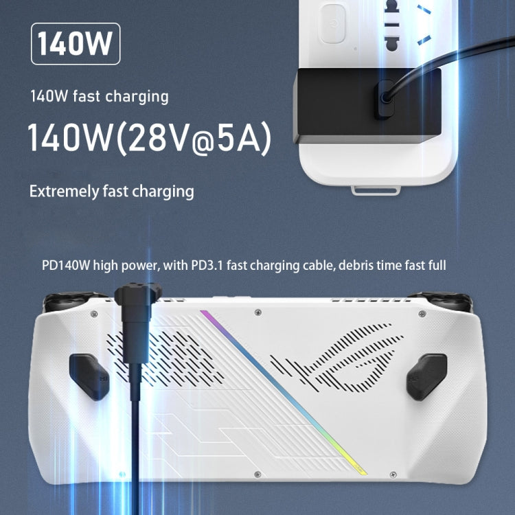 For ASUS ROG Ally /Switch 20Gbps Data Adapter 8K 60Hz 140W USB-C/Type-C Fast Charge Converter(U Shape 13.5mm) - Other Accessories by PMC Jewellery | Online Shopping South Africa | PMC Jewellery | Buy Now Pay Later Mobicred