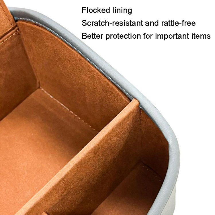 Cat Supplies Leather Storage Box Car Split Paper Tissue Box, Color: Classic Black