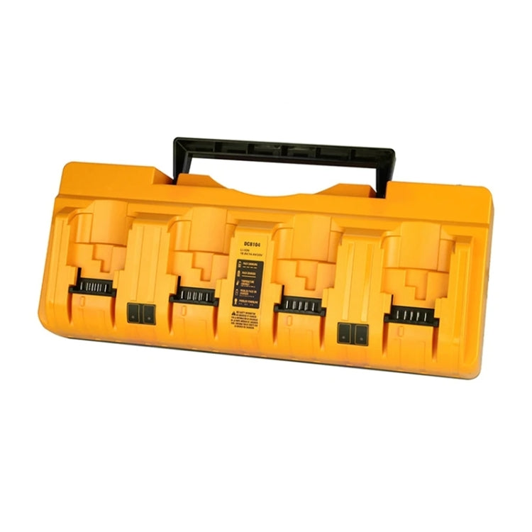 DCB104 Portable Fast Charger 12V-20V Electric Tool Lithium Battery Charger, For Dewalt DCB127 / DCB200 / DCB205 / DCB206, Plug: UK
