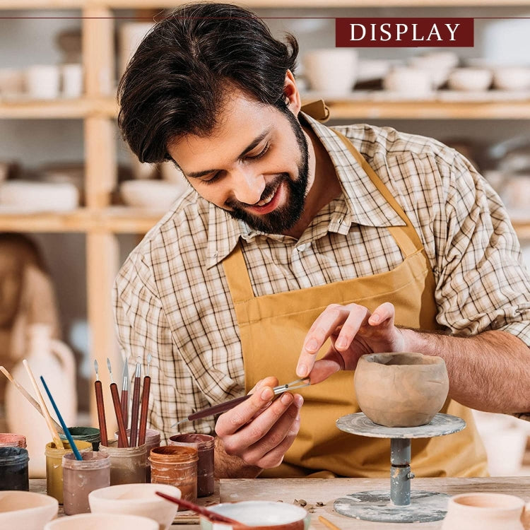 8-in-1 Wooden Handle Pottery Clay Tool set Ceramic Trimming Carving Knife(SF008)
