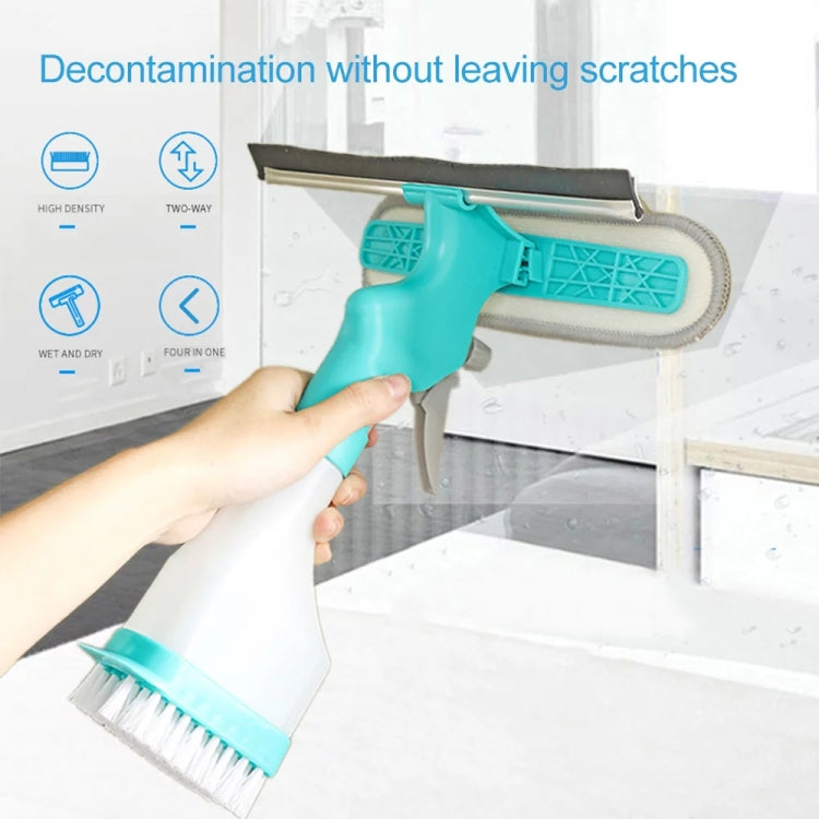4 In 1 Double-sided Glass Wiper Window Squeegee Portable Spray Mirror Car Glass Cleaner YJ520