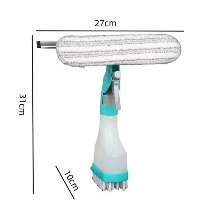 4 In 1 Double-sided Glass Wiper Window Squeegee Portable Spray Mirror Car Glass Cleaner YJ520