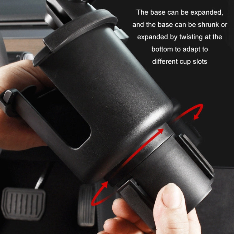 Car Centre Navigation Mobile Phone Holder 360 Rotating Water Cup Holder, Size: Large