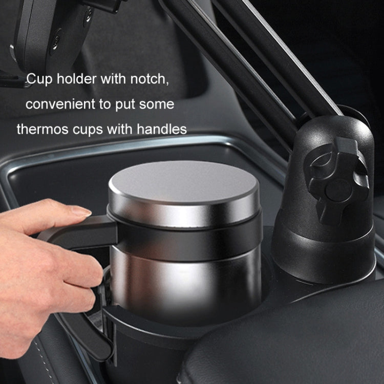 Car Centre Navigation Mobile Phone Holder 360 Rotating Water Cup Holder, Size: Large