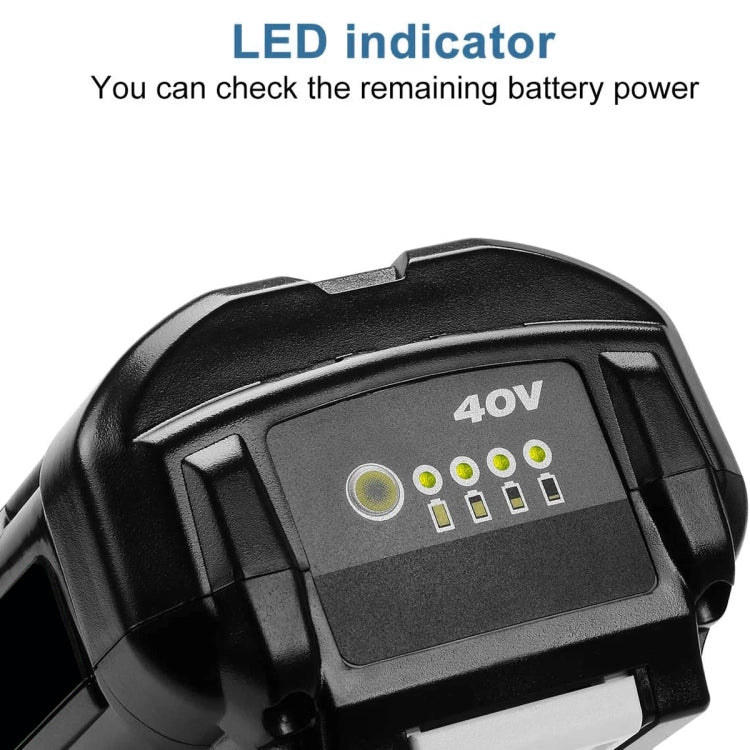 5000mAh For Ryobi OP4026A / OP4050 40V Lawn Mowers Lithium-ion Battery - Lawn Mower, Saws & Accessories by PMC Jewellery | Online Shopping South Africa | PMC Jewellery | Buy Now Pay Later Mobicred