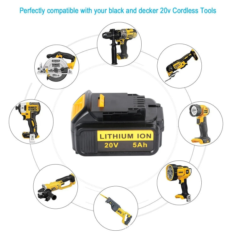 4000mAh For Dewalt DCB180 / DCB181 / DCB200 20V Electrical Tools Spare Battery - Electric Saws & Accessories by PMc TechLife | Online Shopping South Africa | PMc TechLife | Buy Now Pay Later Mobicred