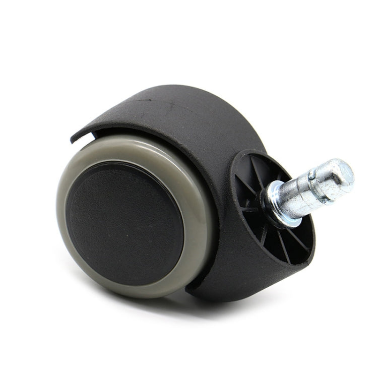 2 Inch 11 x 22mm Plunger Swivel Casters Chair Replacement Wheels(Gray)