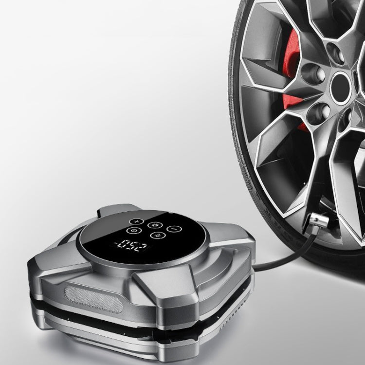 30 Cylinders Car Intelligent Digital Display Inflator Pump Portable Car Tire Pneumatic Engine(Black) - Inflatable Pump by PMC TechLife | Online Shopping South Africa | PMC TechLife