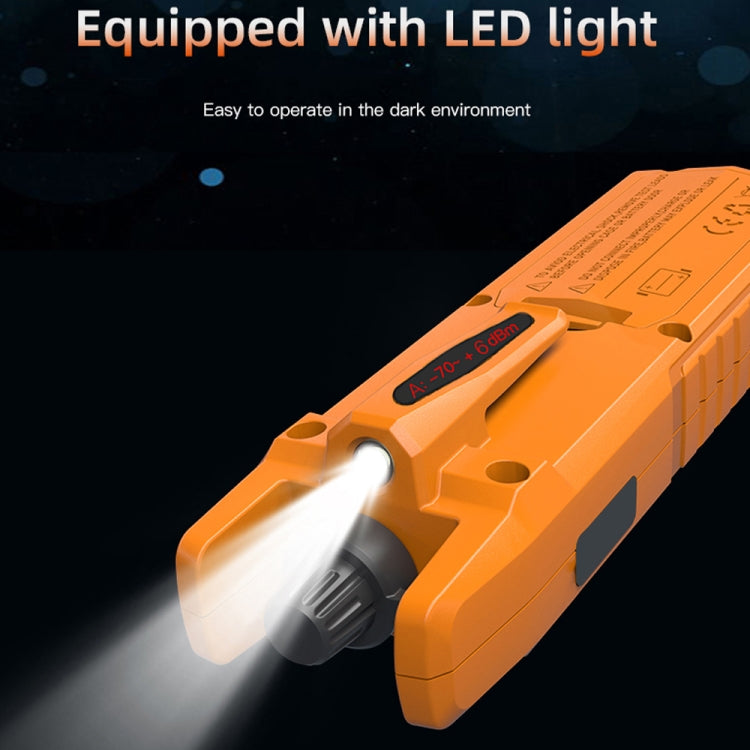 Komshine High Precision Optical Power Meter Mini Fiber Optic Light Attenuation Tester With LED, Specification: A-L/-70dBM to +6DBM - free shipping - PMC Jewellery - Order now!