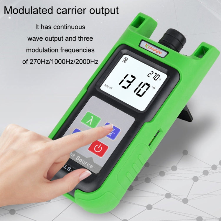 Komshine Handheld Laser Light Source Fiber Tester with LED Backlight, Model: KLS-35-MS - free shipping - PMC Jewellery - Order now!