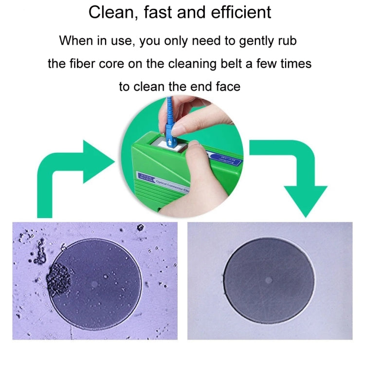 Komshine Handheld Cassette Fiber Cleaning Box Replacement, Model: CC-550-R - Lan Cable and Tools by Komshine | Online Shopping South Africa | PMC Jewellery | Buy Now Pay Later Mobicred